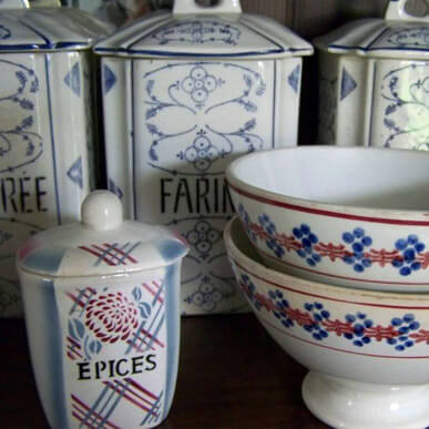 Vaisselle anciennes céramique porcelaine